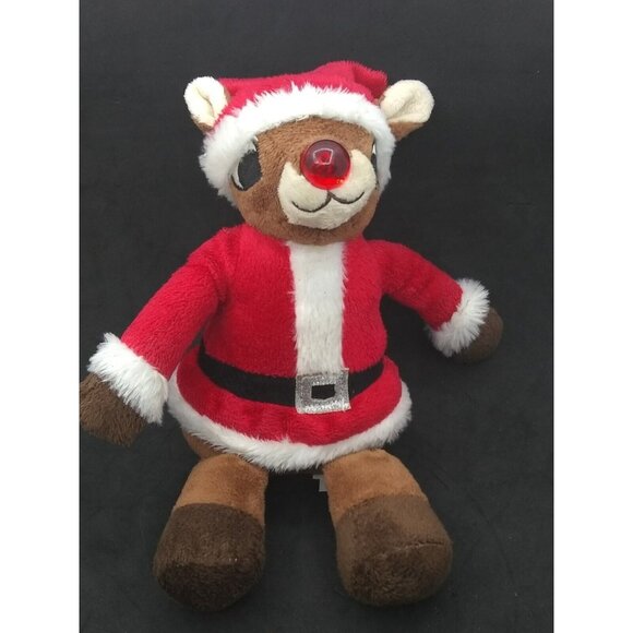 Dan Dee Rudolph The Red Nose Reindeer Musical 9 Inch Plush Red Nose READ - Picture 3 of 11